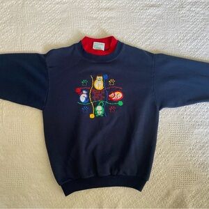 Vintage 90s No Friend Like A Cat Crewneck Sweatshirt Women’s Petite Small